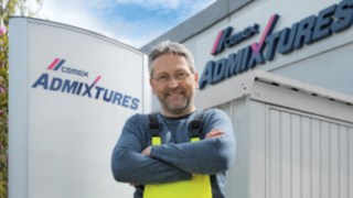 Roland Poppe, Manager Production Europe bei CEMEX Admixtures Roland Poppe, Manager Production Europe bei CEMEX Admixtures