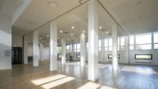 Innenansicht neues Gebäude bei Linde Innenansicht neues Gebäude bei Linde