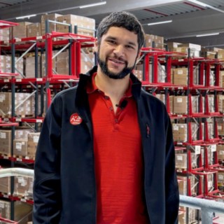 Portraitfoto von Marcel Grilo, Logistikleiter K2 Systems GmbH