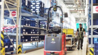 Automatisierte Trucks von Linde