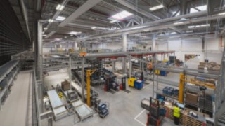 Blick in das KION Regional Distribution Center