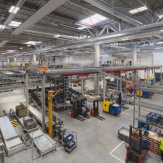 Blick in das KION Regional Distribution Center