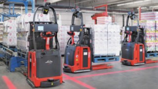 Die L-MATIC von Linde Material Handling im Einsatz bei TST GmbH.