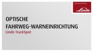 Video zum TruckSpot der optischen Fahrweg-Warneinrichtung Video zum TruckSpot der optischen Fahrweg-Warneinrichtung