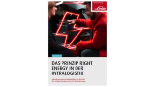 Ansicht des Whitepapers "Right Energy" von Linde Material Handling