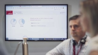 Bildschirm mit Ansicht des Linde Energy Navigators